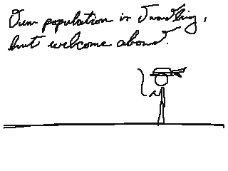 Drawn comment by monarch