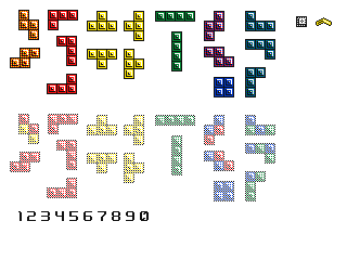 Tetris 99 sprites (almost)