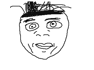 funny face man by Kordru V2 (Flipnote thumbnail)