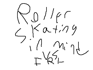 Roller skating  by Idky (Flipnote thumbnail)