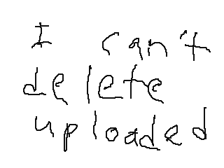 I can't delete uploaded flipnotes by MewPooKing (Flipnote thumbnail)