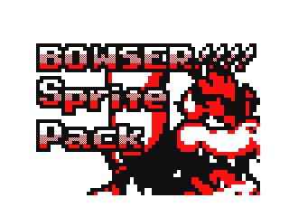 Bowser Sprite Pack by Larsenv (Flipnote thumbnail)