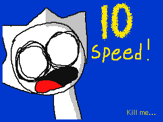 So I tried out speed 10. by S4mmy (Flipnote thumbnail)