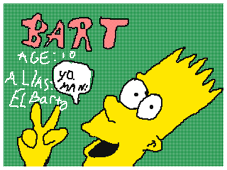 The Simpsons arcade intro WIP by THEGUYWHO (Flipnote thumbnail)