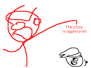 Aggressive Pizza! by Muddy (Flipnote thumbnail)