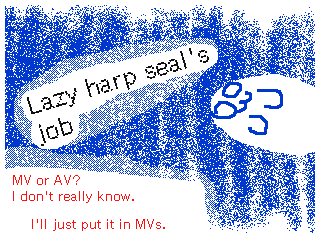 Lazy Harp Seal's job (unfinished) by Muddy (Flipnote thumbnail)