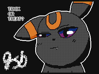 Halloween Umbreon by Erika (Flipnote thumbnail)