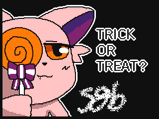 Halloween Espeon by Erika (Flipnote thumbnail)