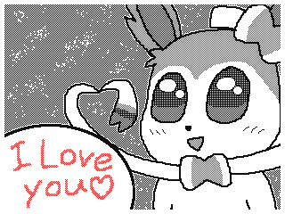 I love you by 金苺(StrawBerryBlonde) (Flipnote thumbnail)