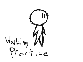Walking practice by (NullArt) (Flipnote thumbnail)
