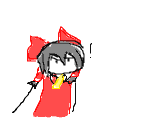 Reimu Hakurei by Noctowl (Flipnote thumbnail)