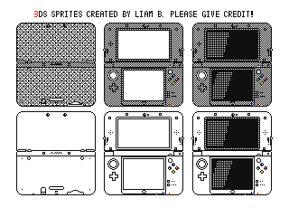 3DS Sprites by Liam B. (Flipnote thumbnail)