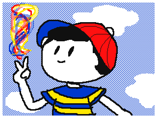Ness :) by Bros506 (Flipnote thumbnail)