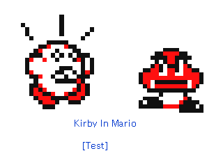 Kirby in Mario by Google Guy (Flipnote thumbnail)