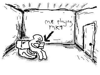 Playing My 3DS On The Toilet by Andrew (Flipnote thumbnail)