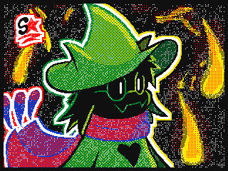 Ralsei Drawing by Samuel★ (Flipnote thumbnail)