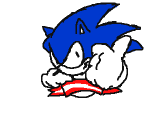 Sonic The Screensaver reanimate by JrC (Flipnote thumbnail)