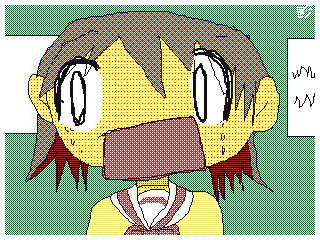 [art] SHOCKED Yuuko by DS98 (Flipnote thumbnail)