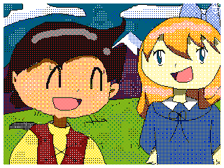 [art] Heidi & Clara by DS98 (Flipnote thumbnail)
