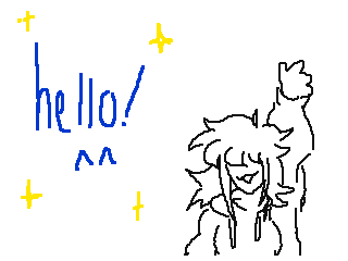 hello world ! by rakuen ♪ (Flipnote thumbnail)