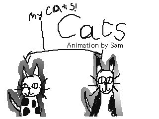 Cats animation (WIP) by SamAnimate (Flipnote thumbnail)