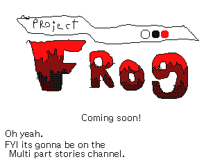 Project F.r.o.g announcement by Kenzie (Flipnote thumbnail)