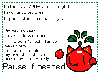 About BerryKat by BerryKat (Flipnote thumbnail)