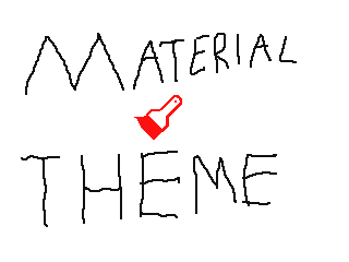 Material theme by jtvjan (Flipnote thumbnail)