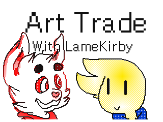 Art trade  by Lame Kirby (Flipnote thumbnail)