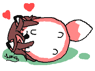 Fluffy fox by Lukio (Flipnote thumbnail)