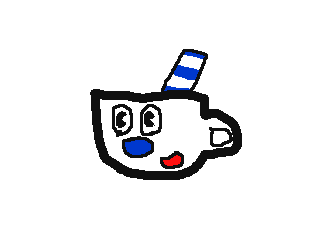 Mugman by ShortMiao (Flipnote thumbnail)