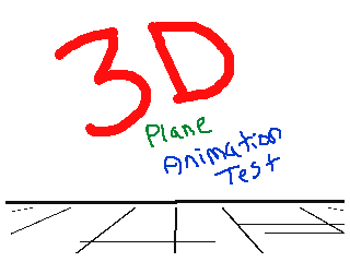 3D Plane Animation Test by NeonToaster (Flipnote thumbnail)