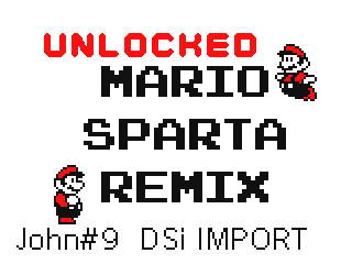 MARIO SPARTA REMIX. [IMPORT] by Remixmaker (Flipnote thumbnail)