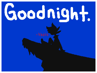 Goodnight by Vapis (Flipnote thumbnail)