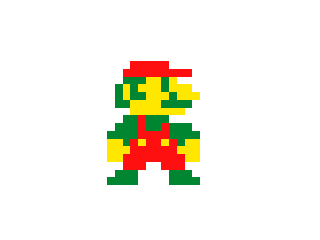 SMB NES Mario Sprite by TheArcadeStriker (Flipnote thumbnail)