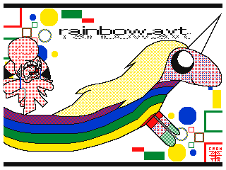Jumpin' Rainbows! by WillSten (Flipnote thumbnail)