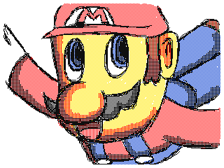 Mario From Super Mario 64 by LamarTurbo (Flipnote thumbnail)