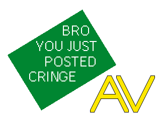 Bro, you just posted cringe (Meme) by AméricaFan98 (Flipnote thumbnail)