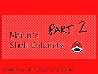 mario's shell calamity 2 by bredi amai (Flipnote thumbnail)