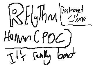 Rhythm Heaven/Game Proof of Concept by DestroyedClone (Flipnote thumbnail)
