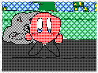 Short Kirby Animation by DestroyedClone (Flipnote thumbnail)