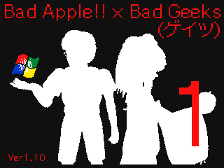 bad apple!! & Axel F 1 by ブループロミネンス (Flipnote thumbnail)